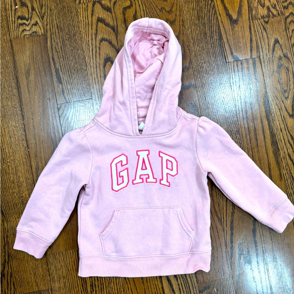 GAP pink hoodie 2T